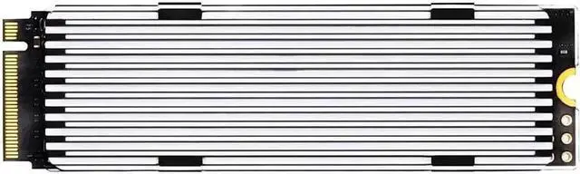 Alt view image 6 of 7 - M.2 heatsink 2280 SSD Heat Sink, Only Support Single-Sided 2280 M.2 SSD, with Thermal Silicone Pad for PS5 PCIE NVME M.2 SSD or NGFF SATA M.2 SSD Computer and PC, Silver