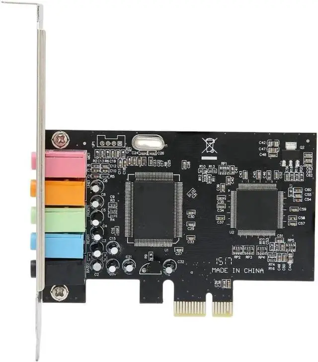 Alt view image 3 of 7 - PCI-E 5.1 Sound Card Computer PCIE 5.1 Channel 3D Audio 6 Channels 3D Games Music Digital Sound Card PCI Express 5.1 CH 24Bit