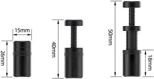 Main image of raphics Card GPU Support Bracket, Adjustable Height GPU Sag Stand Bracket with Magnet and Non-Slip Sheet, GPU Holder for Prevent Universal VGA Graphics Card Sag - 26-50mm"- - Black