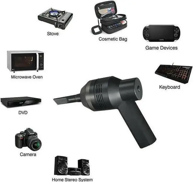 Alt view image 6 of 7 - Vacuum Cleaner USB Mini Vacuum Computer Keyboard Cleaners Powerful Suction Handheld Portable Dust Collector for Desk Laptop Piano Car Pet House