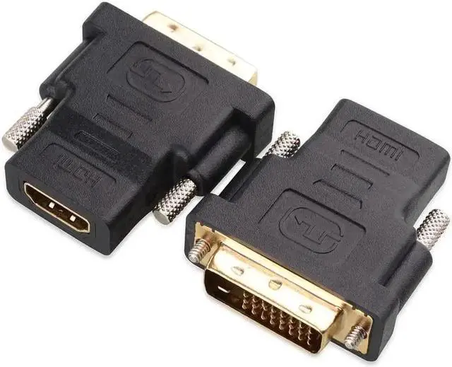 Alt view image 4 of 4 - 2-Pack HDMI to DVI Adapter (DVI to HDMI Adapter)