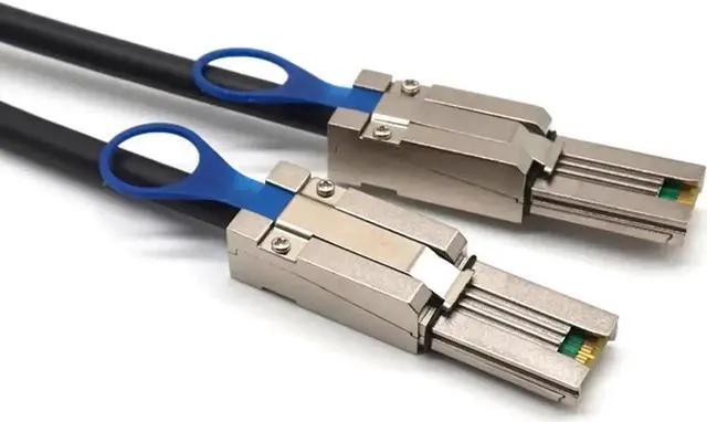 Alt view image 7 of 7 - External Mini SAS 4x SFF 8088 to SFF 8088 26P Cable External Mini SAS Cable
