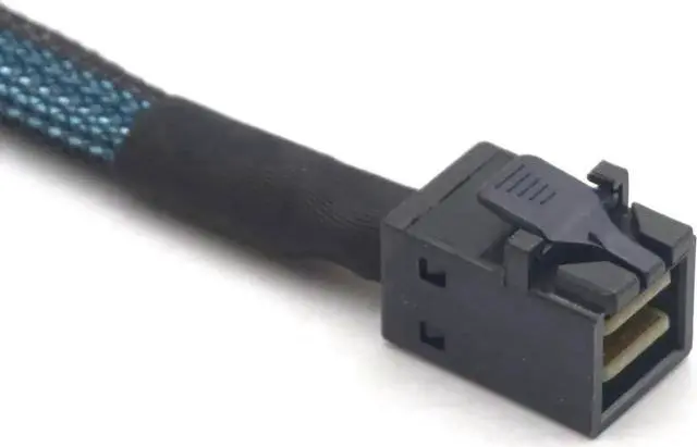 Alt view image 3 of 7 - Mini SAS HD SFF 8643 Cable Internal SFF-8643 SAS Cable Mini SAS SFF-8643 to 8643 Cable Adapter for Computer Hard Disk 0.5m/1m