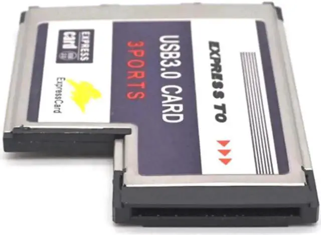Alt view image 7 of 7 - 3 Port Hidden Inside USB 3.0 USB3.0 to Expresscard Express Card 54 54mm Adapter Converter FRESCO LOGIC Chipset FL1100