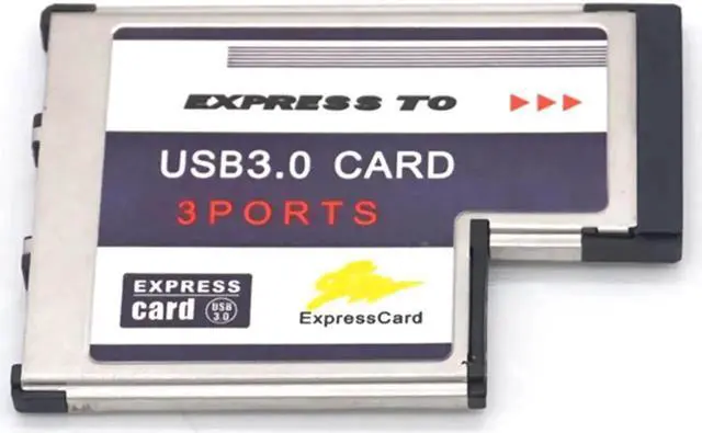 Alt view image 3 of 7 - 3 Port Hidden Inside USB 3.0 USB3.0 to Expresscard Express Card 54 54mm Adapter Converter FRESCO LOGIC Chipset FL1100