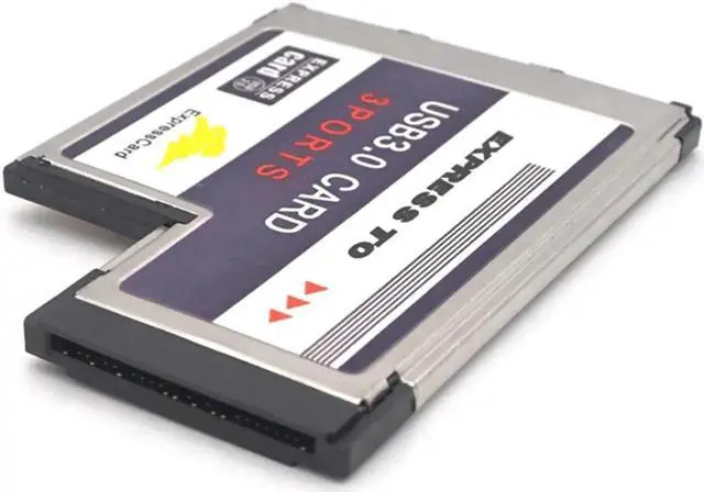 Alt view image 6 of 7 - 3 Port Hidden Inside USB 3.0 USB3.0 to Expresscard Express Card 54 54mm Adapter Converter FRESCO LOGIC Chipset FL1100