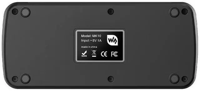 Alt view image 2 of 4 - MK10 Multi-Functional AI Voice Control Panel, Onboard 10x0.85inch Mechanical LCD Macro Keys and a 2.01inch Secondary Screen