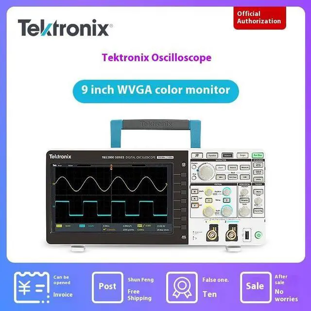 Alt view image 5 of 5 - Portable Digital Oscilloscopes TBS2072b TBS2204b Models Color Display 2/4 Channels Electronic Measuring Instruments Tbs2204b 200m 4ch