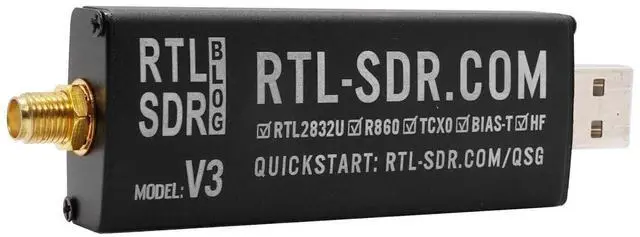 Main image of Blog V4 R828D RTL2832U 1PPM Original Software Radio Receiver SDR with Digital Display China Origin Sdrv3 with antenna