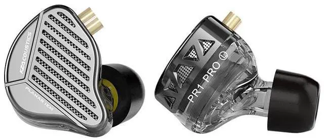 Alt view image 2 of 5 - PR1 PRO Planar Driver In-Ear Metal Earphones Detachable Wired Headset Hi-Fi Stereo Gaming Sports Headphones with Mic Black with Mic