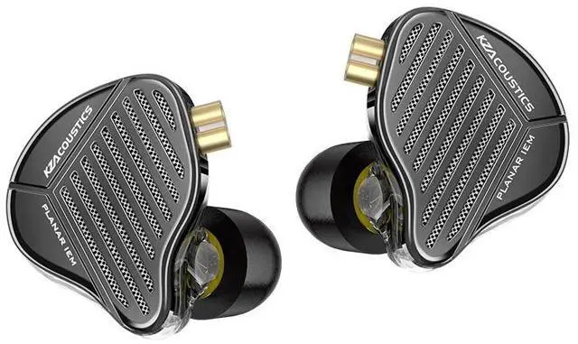 Alt view image 4 of 5 - PR1 PRO Planar Driver In-Ear Metal Earphones Detachable Wired Headset Hi-Fi Stereo Gaming Sports Headphones with Mic Black with Mic