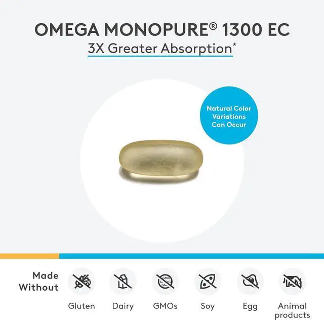 Alt view image 4 of 5 - XYMOGEN Omega MonoPure 1300EC Bundle 120 Softgels