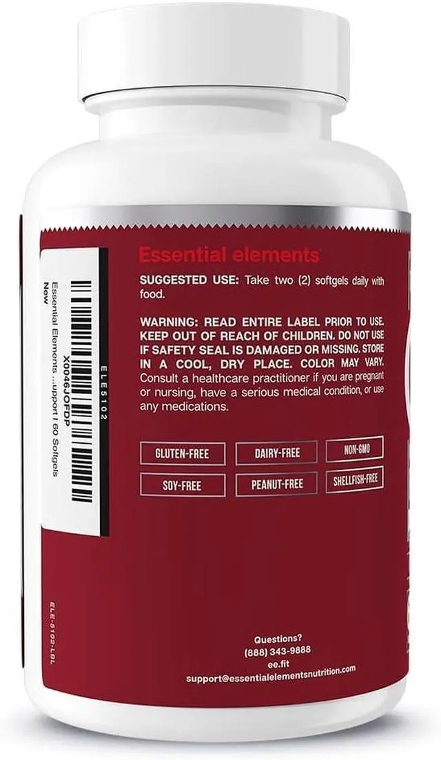 Alt view image 2 of 5 - Essential Elements Omega-3 Fish Oil 120 Softgels