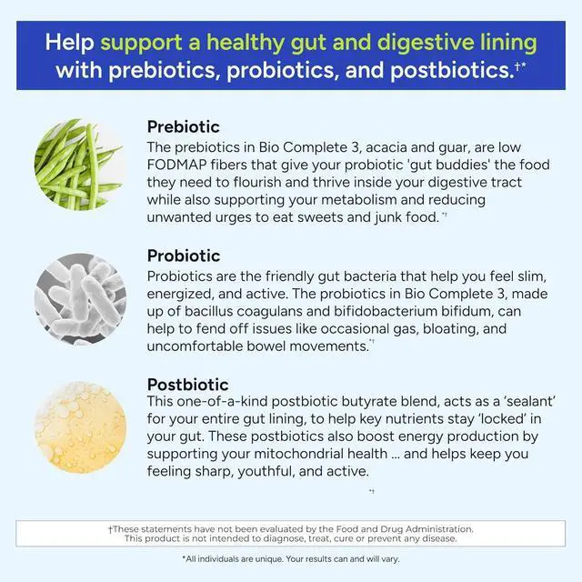 Alt view image 5 of 5 - Gundry MD Bio Complete 3 (120 Softgels)