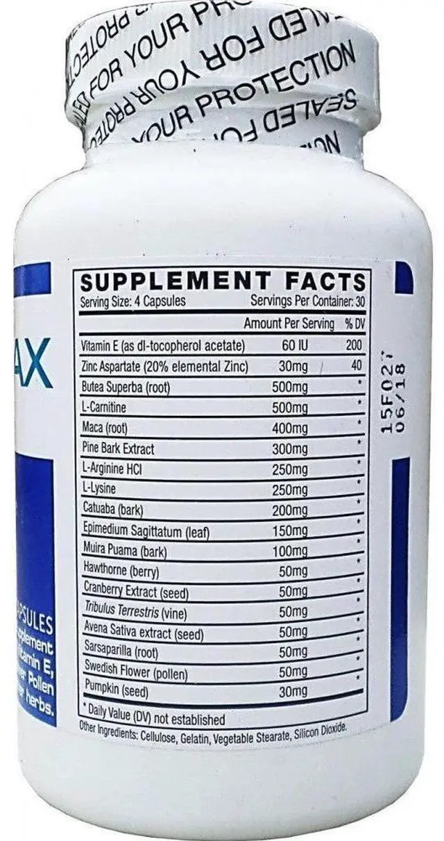 Alt view image 2 of 4 - Generic Semenax Supplement, 120 Capsules