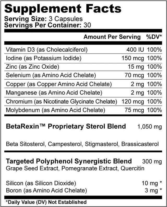 Alt view image 4 of 4 - Generic ProstaGenix Multiphase Prostate Supplement 120Capsules