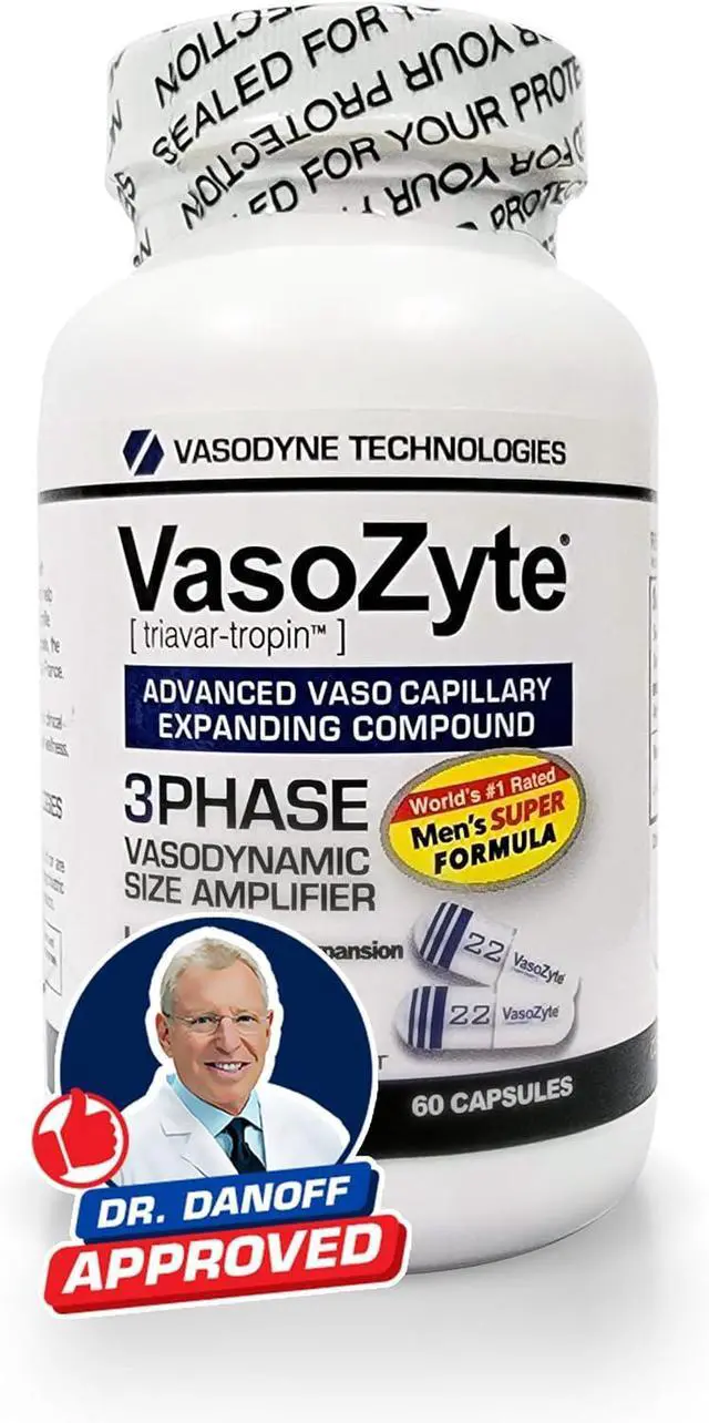 Main image of Generic VasoZyte - Supports Nitric Oxide & Healthy Blood Flow - with Our Exclusive Formula Featuring Oligopin, and Our Crystal Pure Extraction Process - for Well-Being - 30 Day Supply - 60 Capsules