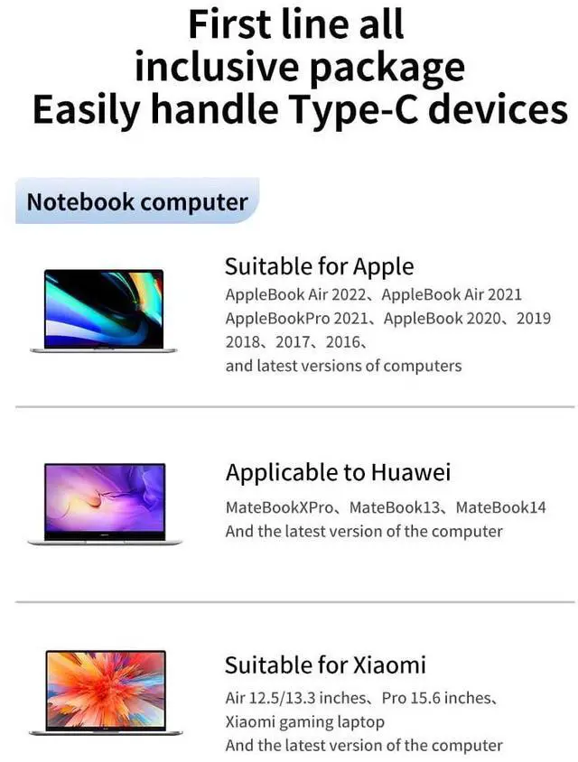 Alt view image 6 of 7 - USB-C to USB-C 240W 6ft Magnetic Braided Charging Cable