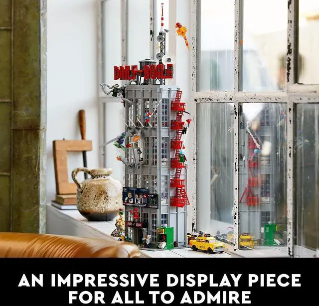 Alt view image 2 of 4 - LEGO Marvel Spider-Man Daily Bugle Building Sets for Adults - Display as Office or Book Shelf Decor - Gifts for Christmas - 25 Minifigures - 76178