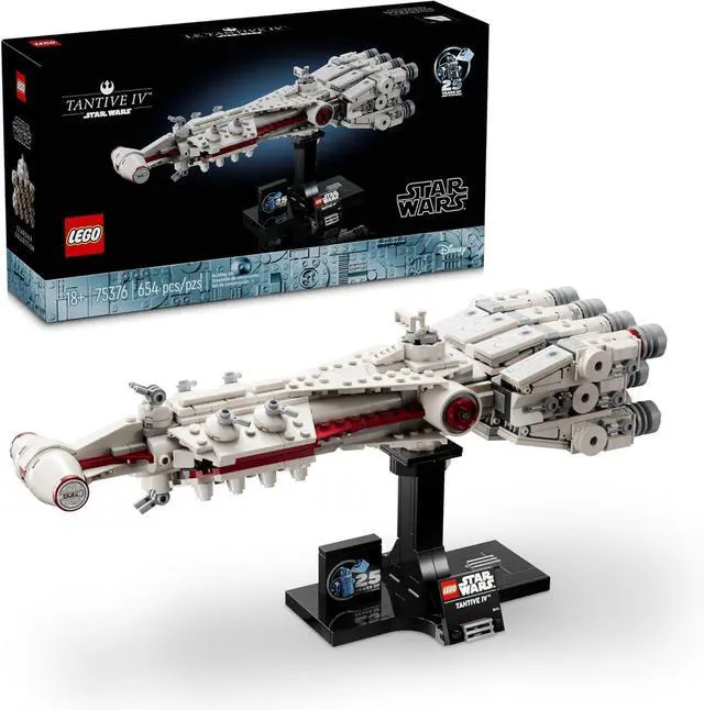 Main image of LEGO Star Wars: A New Hope Tantive IV - Creative Building Set for Adults - 25th Anniversary Starship Model - Collectible Build and Display Gift Idea for Star Wars Fans - 75376