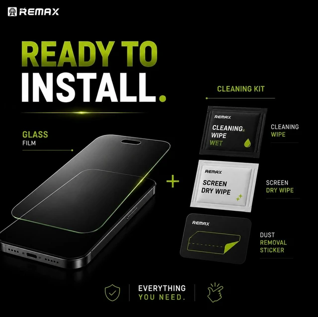 Alt view image 6 of 6 - REMAX Privacy Tempered Glass Screen Protector for iPhone 18 Pro Max