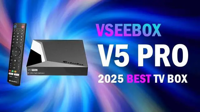 Alt view image 5 of 6 - Vseebox V5 Pro 6K Ultra HD Streaming Media Player with Voice Control, HDMI & Ethernet