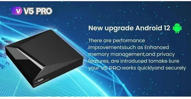 Alt view image 6 of 6 - Vseebox V5 Pro 6K Ultra HD Streaming Media Player with Voice Control, HDMI & Ethernet