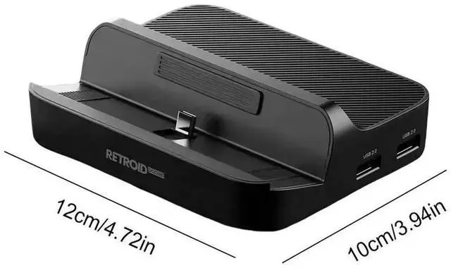 Alt view image 7 of 7 - 7In1 Docking Station for Retroid Pocket 5, USBC Dock with 4K@60Hz HDMI, Gigabit LAN, 3×USB3.0, 2×USB2.0, PD Charging, RP5/RP4 Pro/RP4 Gaming Console Dock Accessories