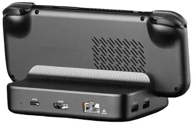 Alt view image 5 of 7 - 7In1 Docking Station for Retroid Pocket 5, USBC Dock with 4K@60Hz HDMI, Gigabit LAN, 3×USB3.0, 2×USB2.0, PD Charging, RP5/RP4 Pro/RP4 Gaming Console Dock Accessories