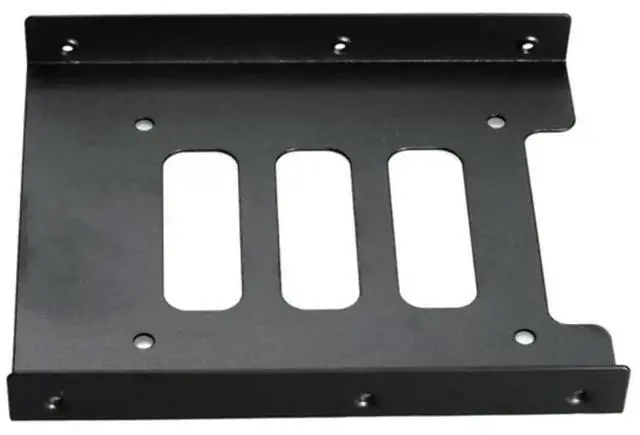 Alt view image 2 of 5 - 2.5 to 3.5 Inch Hard Drive Mounting Bracket, Metal Hard Disk Frame SSD Adapter Tray, Desktop PC 2.5" SSD/HDD to 3.5" Drive Bay Conversion Bracket