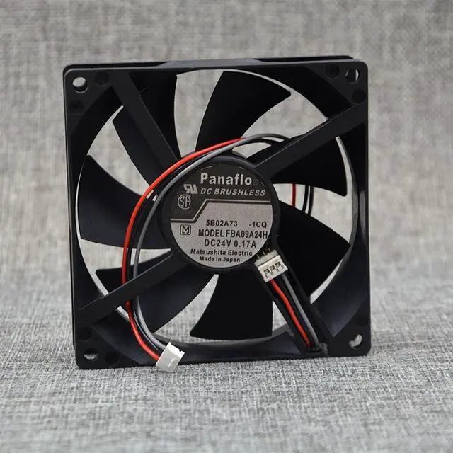 Main image of For Panasonic FBA09A24H 90mm 9025 DC 24V 0.17A Inverter Cooling Fan, 3-Pin Industrial Cabinet Fan