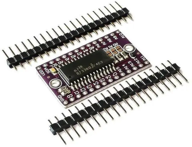 Alt view image 2 of 3 - HT16K33 LED Dot Matrix Driver Module, I2C Digital Tube Display Controller 16x8 Matrix Drive Board for Arduino Raspberry Pi DIY Electronics Project