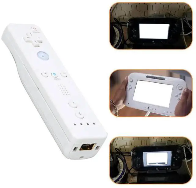 Alt view image 3 of 3 - Wireless Remote Controller for Nintendo Wii/Wii U, Bluetooth Motion Sensing Gamepad with Vibration & Built-in Speaker