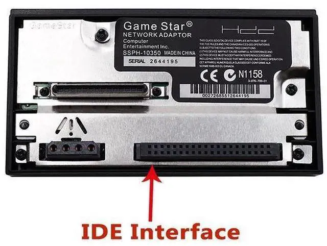 Main image of IDE Interface Network Adapter for PS2 Fat Console, SSPH-10350 HDD Hard Drive Card, Support IDE HDD for PlayStation 2 Game Console, HD Loader/OPL Compatible