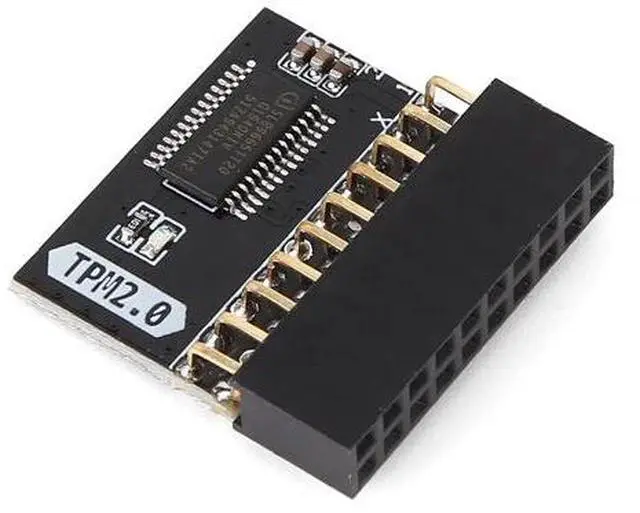 Alt view image 5 of 5 - TPM 2.0 Security Module, LPC 14/20Pin SPI 12Pin TPM2.0 Encrypted Board for ASUS GIGABYTE MSI ASRock Motherboard Windows 11 BitLocker