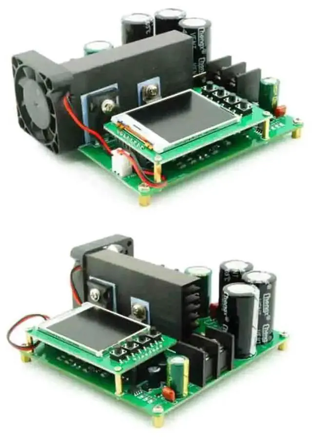 Alt view image 4 of 6 - 900W 15A DC-DC Boost Converter, 8-60V to 10-120V Step Up Power Supply Module, TFT Display CC CV Constant Current Voltage Regulator for Battery Charging Solar Panel DIY