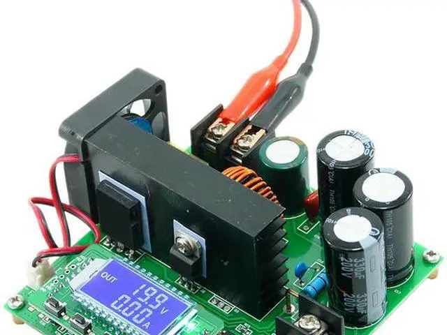 Alt view image 2 of 6 - 900W 15A DC-DC Boost Converter, 8-60V to 10-120V Step Up Power Supply Module, TFT Display CC CV Constant Current Voltage Regulator for Battery Charging Solar Panel DIY