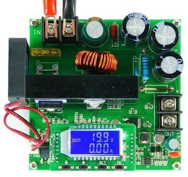 Main image of 900W 15A DC-DC Boost Converter, 8-60V to 10-120V Step Up Power Supply Module, TFT Display CC CV Constant Current Voltage Regulator for Battery Charging Solar Panel DIY