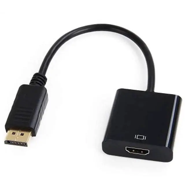 Alt view image 6 of 6 - Gold-Plated DisplayPort Male to HDMI Female Adapter, DP to HDMI Converter for Laptop PC Monitor Projector