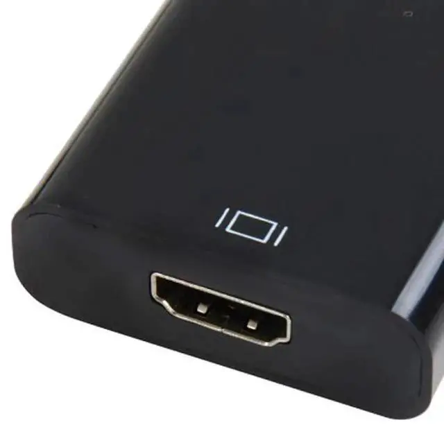Alt view image 2 of 6 - Gold-Plated DisplayPort Male to HDMI Female Adapter, DP to HDMI Converter for Laptop PC Monitor Projector
