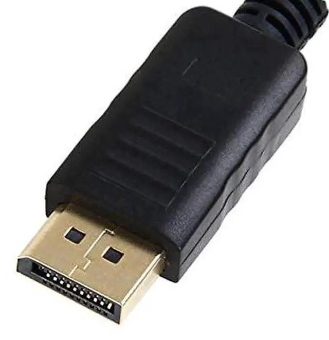 Alt view image 4 of 6 - Gold-Plated DisplayPort Male to HDMI Female Adapter, DP to HDMI Converter for Laptop PC Monitor Projector