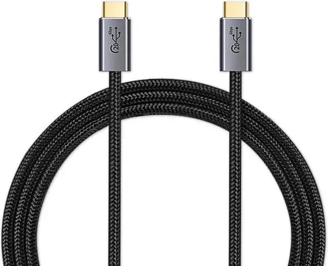 Alt view image 4 of 5 - USB-C to USB-C 3.2 Gen2x2 Cable 3.3FT, 20Gbps Data, 8K@60Hz Video & PD 100W Fast Charging Cord for MacBook, Yoga and Type-C Monitor