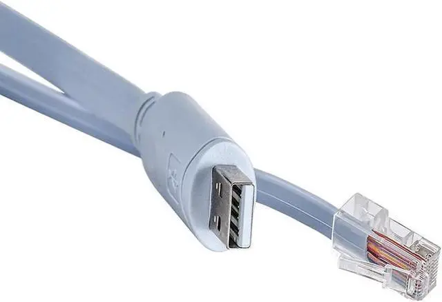 Alt view image 4 of 5 - 6FT FTDI Chip USB to RJ45 RS232 Rollover Console Cable, T232+ZT213 USB2.0 Serial Console Cord for Network Switch, Router & Wireless AP