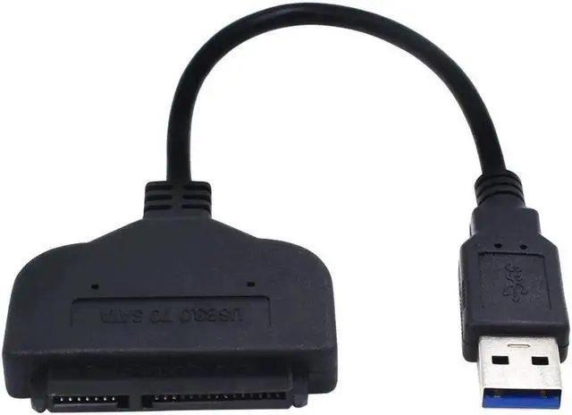 Alt view image 2 of 6 - Cabo Adaptador USB 3.0 para SATA HDD com Alimentação Molex, Conversor USB para Disco Rígido SATA 2.5"/3.5"