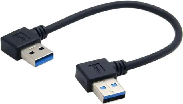 Alt view image 3 of 5 - 2 Pack USB 3.0 Type A Male to Male Cable, Double-End A-A High Speed Cord for Storage Enclosure & Peripheral Connection