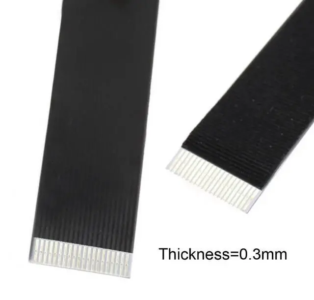 Alt view image 4 of 7 - 1.0M Flat Ribbon Micro USB Male to Male Extension Cable | USB2.0 Flexible Flex Cord