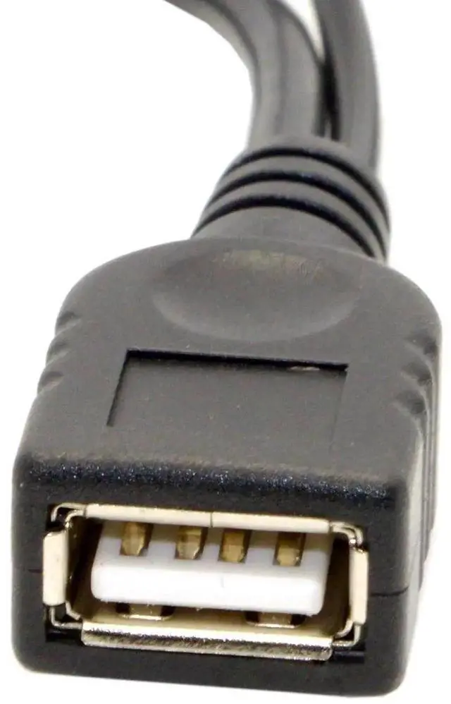 Alt view image 2 of 7 - USBC to USBA USB2.0 OTG Adapter Cable with Supplementary Power Supply