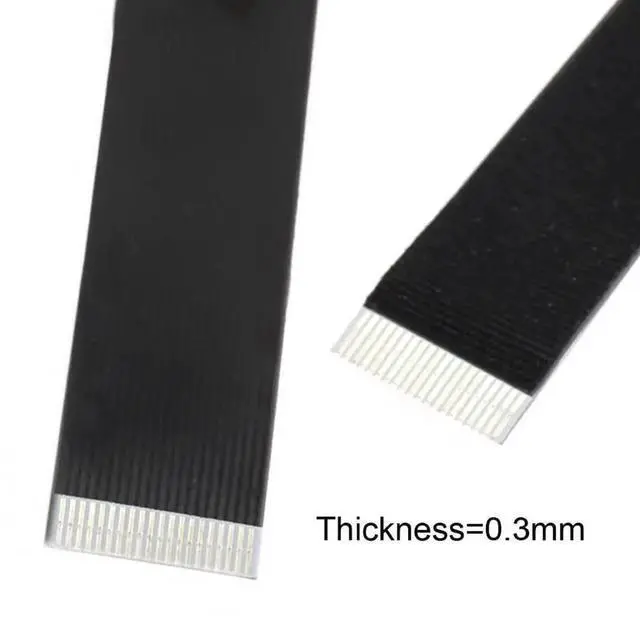 Alt view image 2 of 7 - 0.5M Ultra Thin Flat Ribbon USB2.0 A Male to USB-C Male Flex Extension Cable