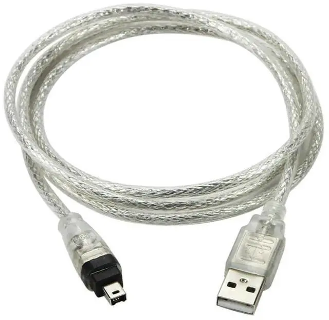 Alt view image 6 of 7 - 2 Pack 1M USB2.0 to IEEE1394 4Pin iLink Firewire Cable Specially for DCR-TRV75E DV Camcorder