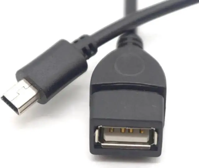 Alt view image 4 of 7 - 3 Pack Mini USB 5Pin Male to USB2.0 A Female OTG Adapter Cable for Phones, Tablets, Cameras & MP3/MP4 Players